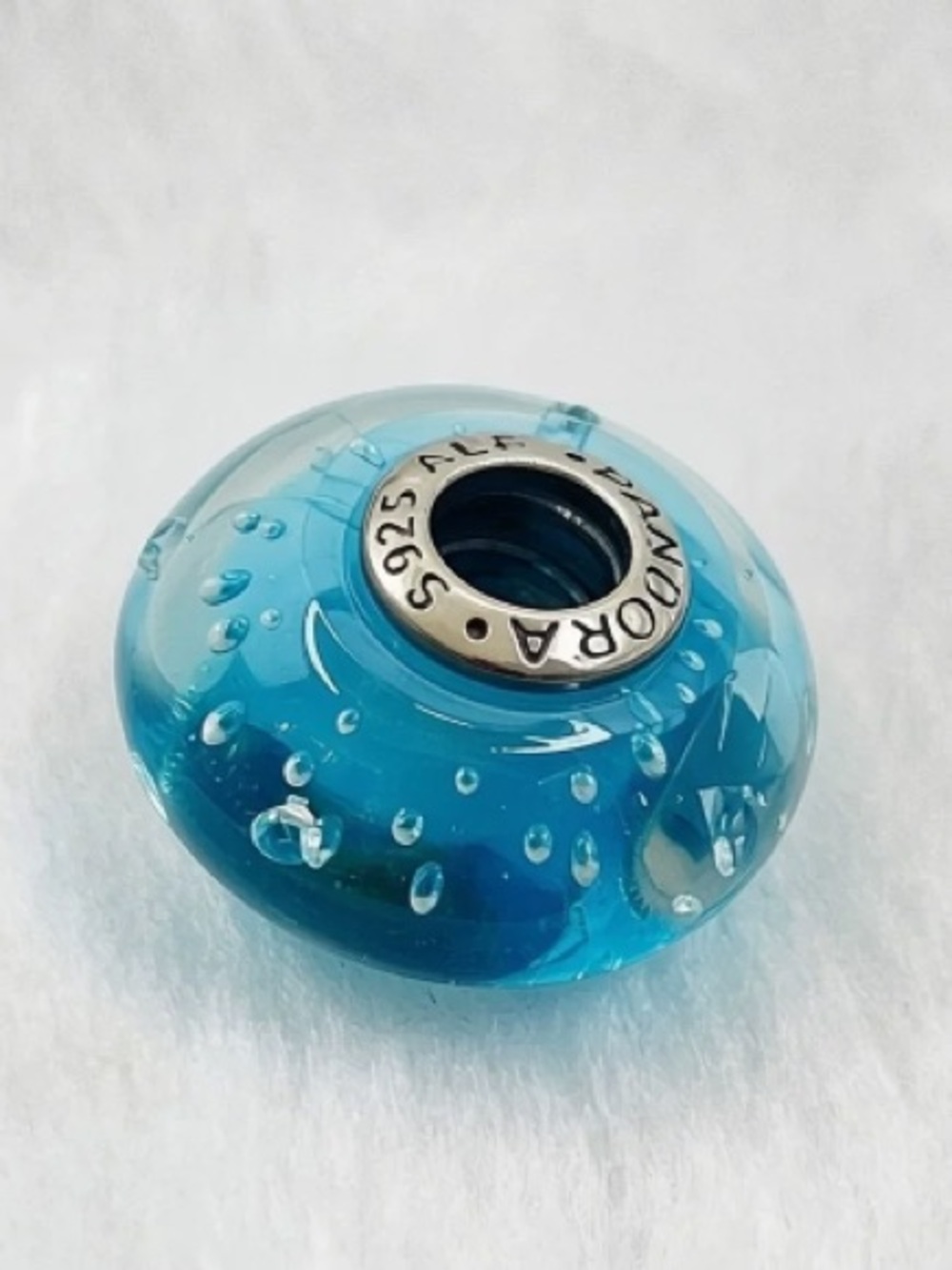 Style Kids Swim Blue Glass Bead Charm